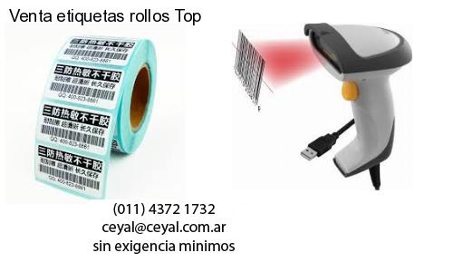 Venta etiquetas rollos Top