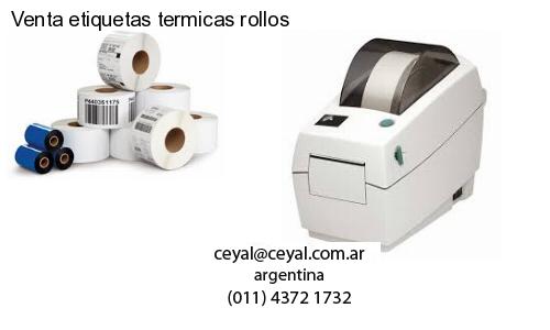 Venta etiquetas termicas rollos