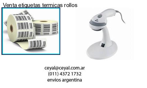 Venta etiquetas termicas rollos