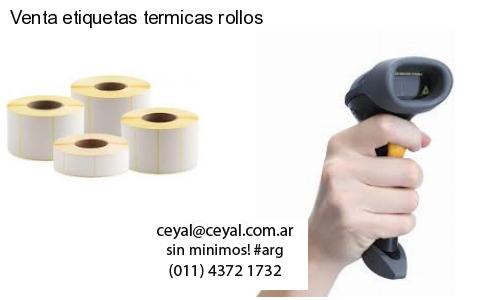 Venta etiquetas termicas rollos