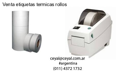 Venta etiquetas termicas rollos