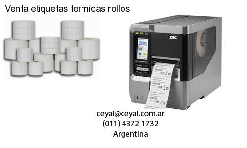Venta etiquetas termicas rollos