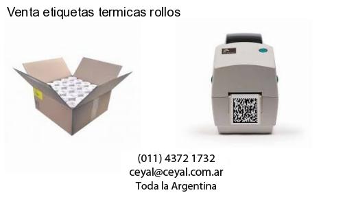 Venta etiquetas termicas rollos