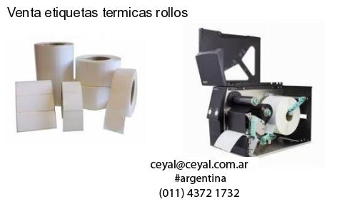 Venta etiquetas termicas rollos