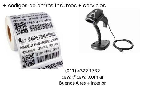  codigos de barras insumos   servicios