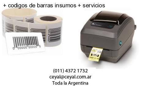   codigos de barras insumos   servicios