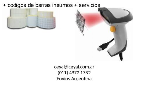   codigos de barras insumos   servicios