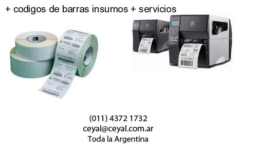   codigos de barras insumos   servicios