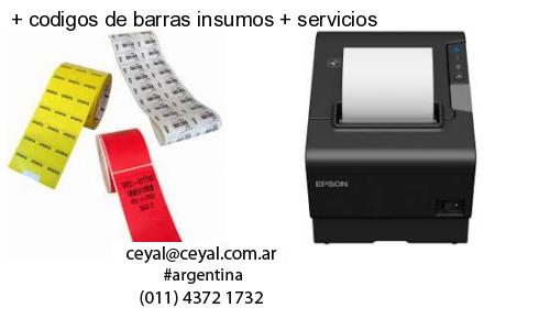   codigos de barras insumos   servicios