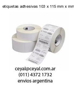 etiquetas adhesivas 103 x 115 mm x mm