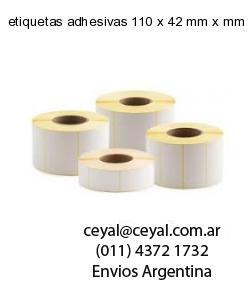 etiquetas adhesivas 110 x 42 mm x mm
