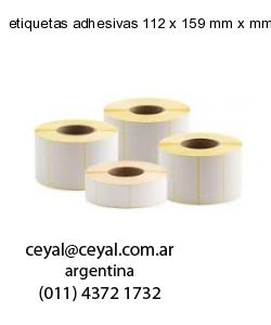 etiquetas adhesivas 112 x 159 mm x mm