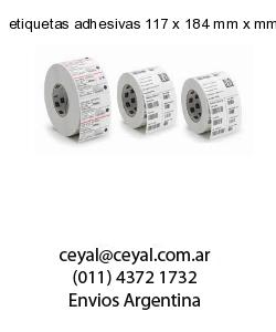 etiquetas adhesivas 117 x 184 mm x mm
