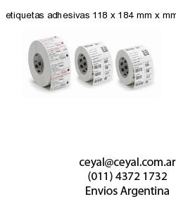 etiquetas adhesivas 118 x 184 mm x mm