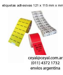 etiquetas adhesivas 121 x 115 mm x mm