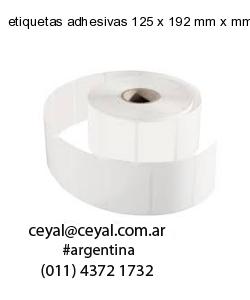 etiquetas adhesivas 125 x 192 mm x mm