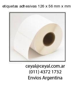 etiquetas adhesivas 126 x 56 mm x mm