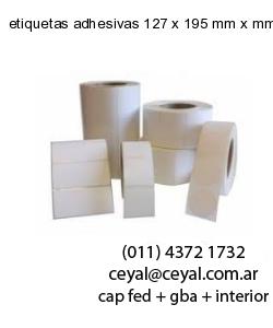 etiquetas adhesivas 127 x 195 mm x mm