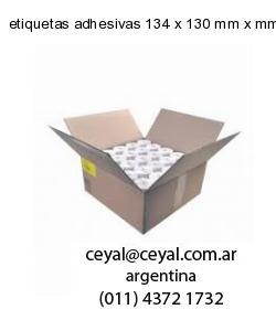etiquetas adhesivas 134 x 130 mm x mm