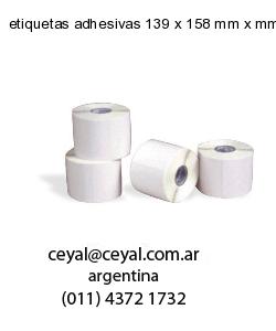 etiquetas adhesivas 139 x 158 mm x mm
