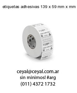 etiquetas adhesivas 139 x 59 mm x mm