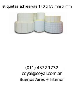 etiquetas adhesivas 140 x 53 mm x mm