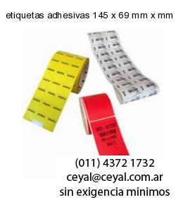 etiquetas adhesivas 145 x 69 mm x mm