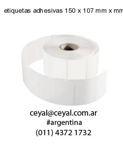etiquetas adhesivas 150 x 107 mm x mm