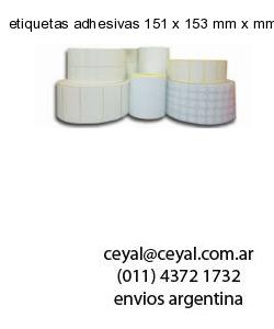 etiquetas adhesivas 151 x 153 mm x mm
