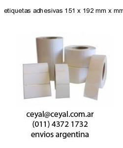 etiquetas adhesivas 151 x 192 mm x mm