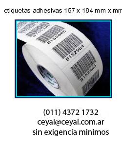 etiquetas adhesivas 157 x 184 mm x mm