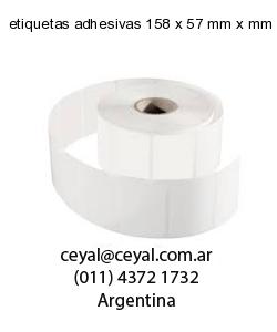 etiquetas adhesivas 158 x 57 mm x mm