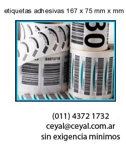 etiquetas adhesivas 167 x 75 mm x mm
