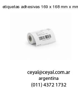 etiquetas adhesivas 169 x 168 mm x mm