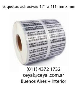 etiquetas adhesivas 171 x 111 mm x mm