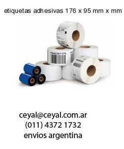 etiquetas adhesivas 176 x 95 mm x mm