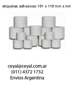 etiquetas adhesivas 181 x 118 mm x mm