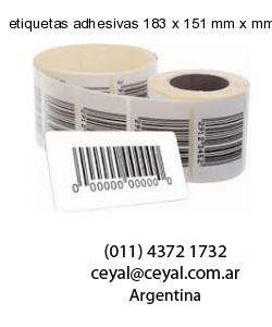 etiquetas adhesivas 183 x 151 mm x mm
