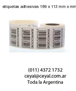 etiquetas adhesivas 189 x 113 mm x mm