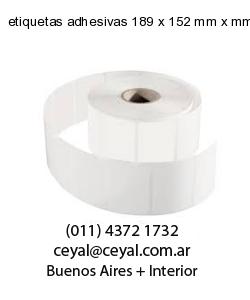 etiquetas adhesivas 189 x 152 mm x mm
