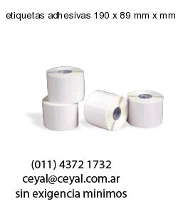 etiquetas adhesivas 190 x 89 mm x mm