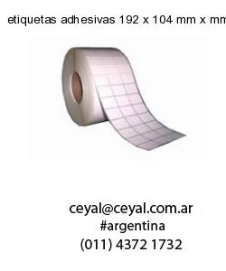 etiquetas adhesivas 192 x 104 mm x mm
