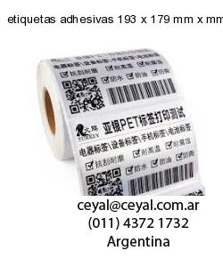 etiquetas adhesivas 193 x 179 mm x mm