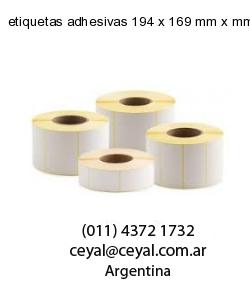 etiquetas adhesivas 194 x 169 mm x mm