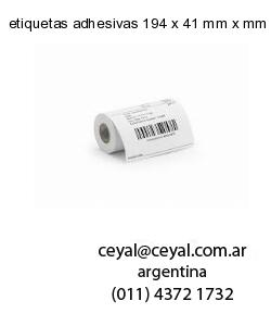 etiquetas adhesivas 194 x 41 mm x mm
