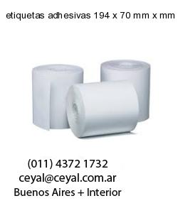 etiquetas adhesivas 194 x 70 mm x mm