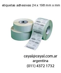 etiquetas adhesivas 24 x 198 mm x mm