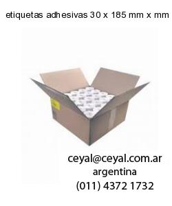 etiquetas adhesivas 30 x 185 mm x mm