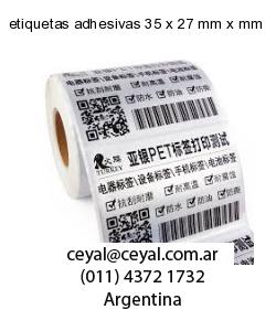 etiquetas adhesivas 35 x 27 mm x mm