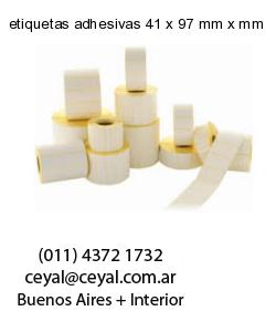 etiquetas adhesivas 41 x 97 mm x mm